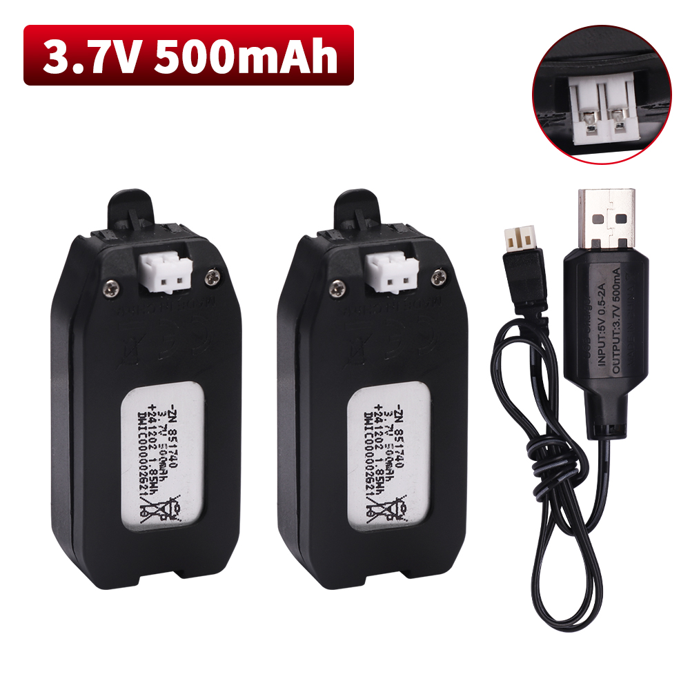 3.7V 500mAh リチウム電池 NH330 RH821 - Eachine Drone E010 のレビューと価格